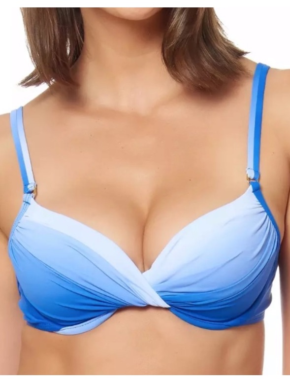 Bleu Rod Beattie Blue Ombre Padded Bikini Top
